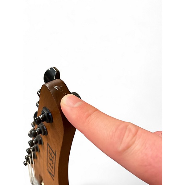 Used Kiesel Delos Black Ash Solid Body Electric Guitar