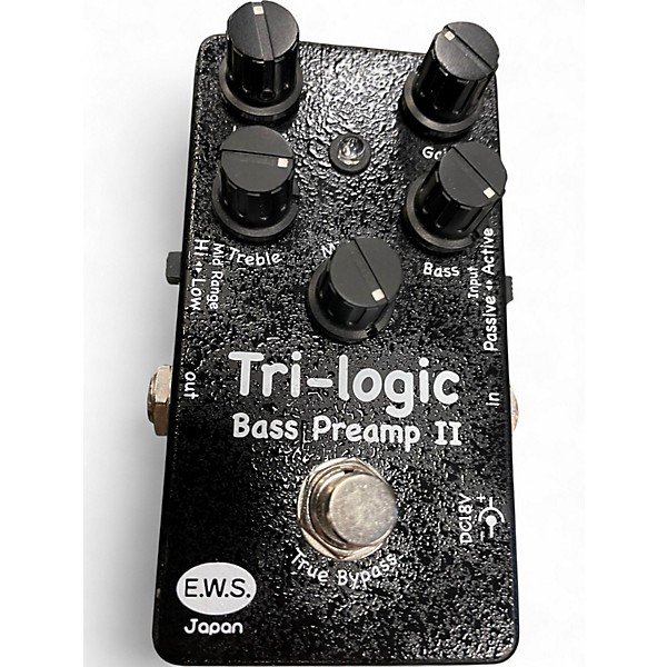 Used EWS Tri Logic Bass Preamp Bass Effect Pedal