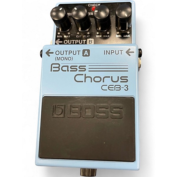 Used BOSS CEB3 Bass Chorus Bass Effect Pedal