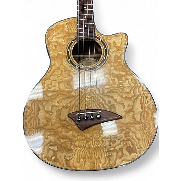 Used Dean PBEQA Natural Acoustic Bass Guitar