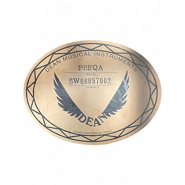 Used Dean PBEQA Natural Acoustic Bass Guitar