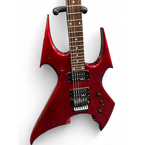 Used B.C. Rich Beast Metallic Red Solid Body Electric Guitar