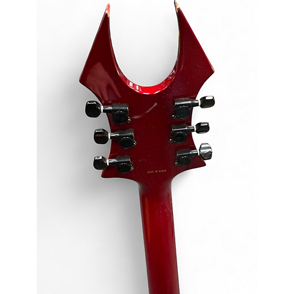 Used B.C. Rich Beast Metallic Red Solid Body Electric Guitar