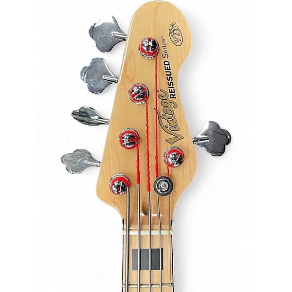 Used Vintage VJ75 Black Electric Bass Guitar