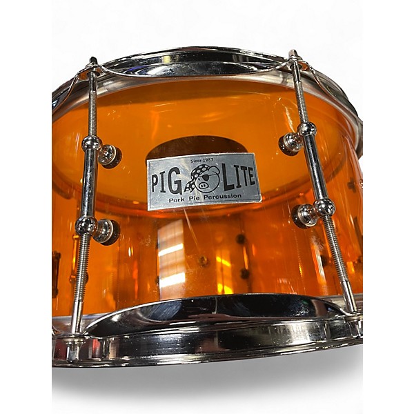 Used Porkpie 13in PIGLIGHT ACRYLIC ORANGE Drum