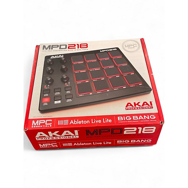 Used Akai Professional MPD218 MIDI Controller