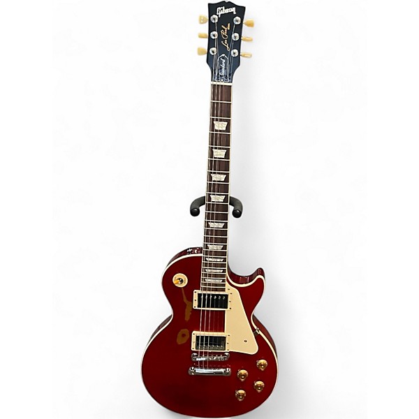 Used Gibson Les Paul Standard Cherry Solid Body Electric Guitar
