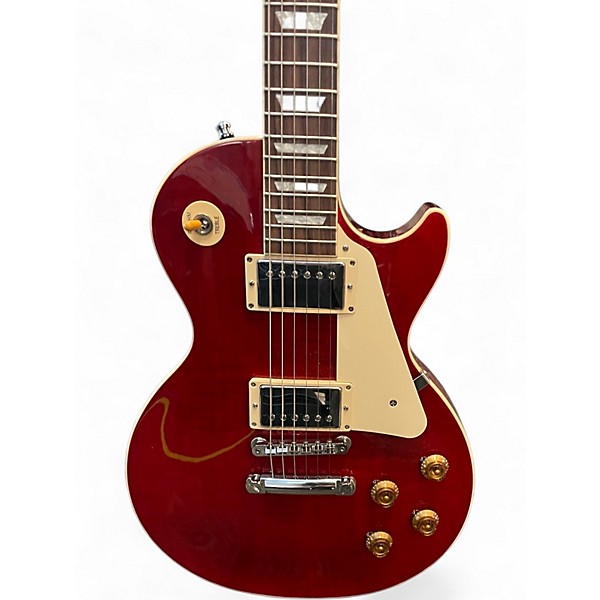 Used Gibson Les Paul Standard Cherry Solid Body Electric Guitar