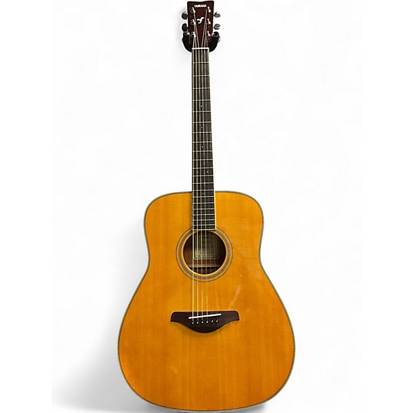 Used Yamaha FG-TA Natural Acoustic Electric Guitar