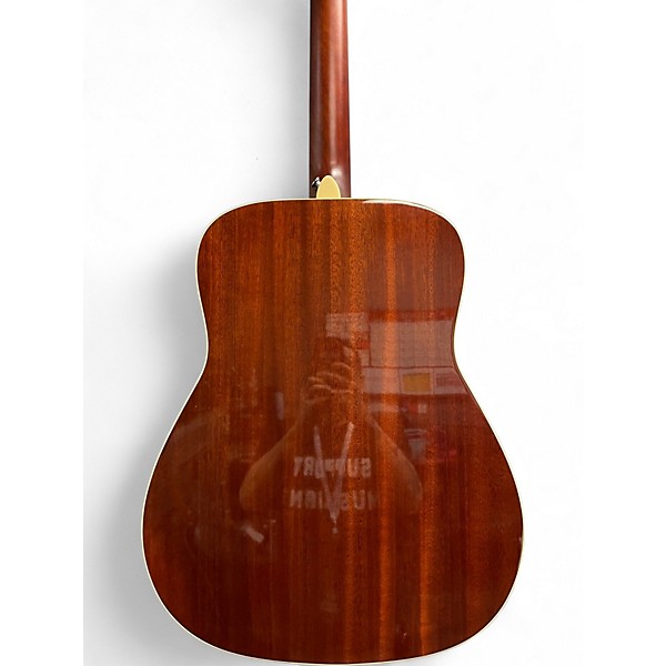 Used Yamaha FG-TA Natural Acoustic Electric Guitar