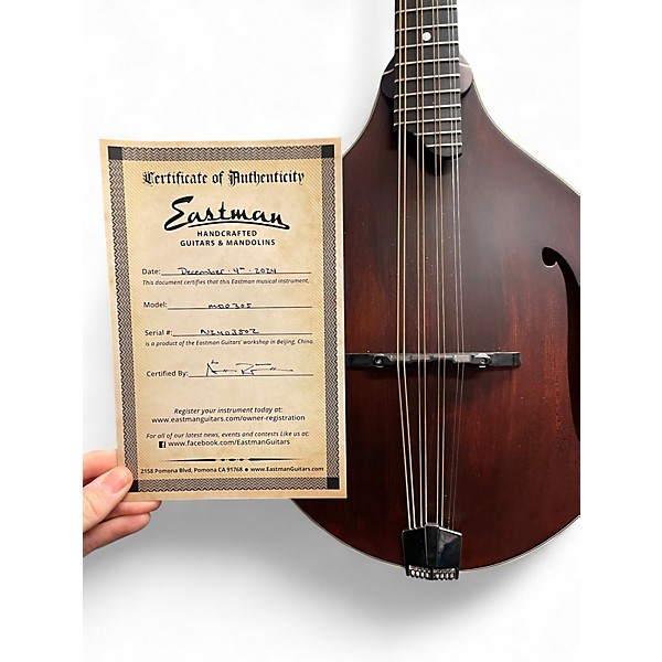 Used Eastman M00305 Mahogany Mandolin
