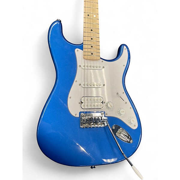 Used Squier Stratocaster HSS Blue Solid Body Electric Guitar