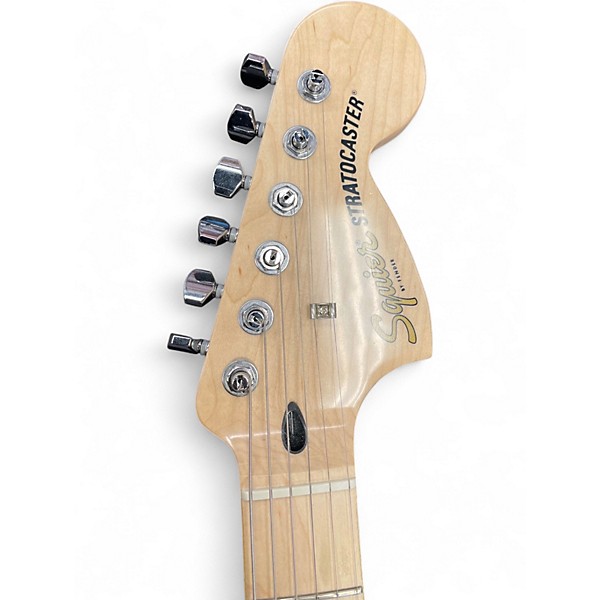 Used Squier Stratocaster HSS Blue Solid Body Electric Guitar