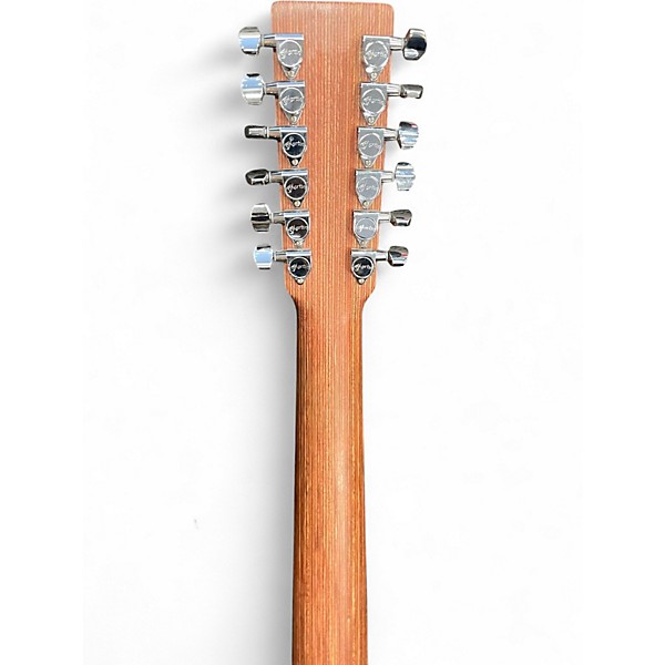 Used Martin 12 String X Series Natural 12 String Acoustic Electric Guitar