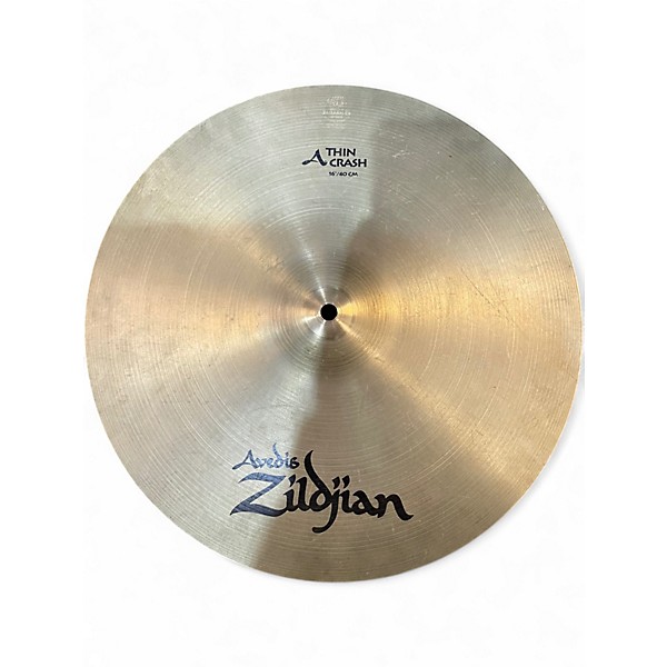 Used Zildjian 16in Thin Crash Cymbal