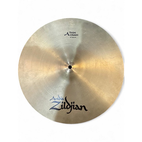 Used Zildjian 16in Thin Crash Cymbal