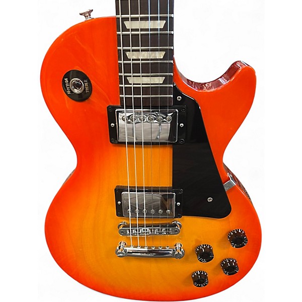 Used Gibson Les Paul Studio 2 Tone Sunburst Solid Body Electric Guitar