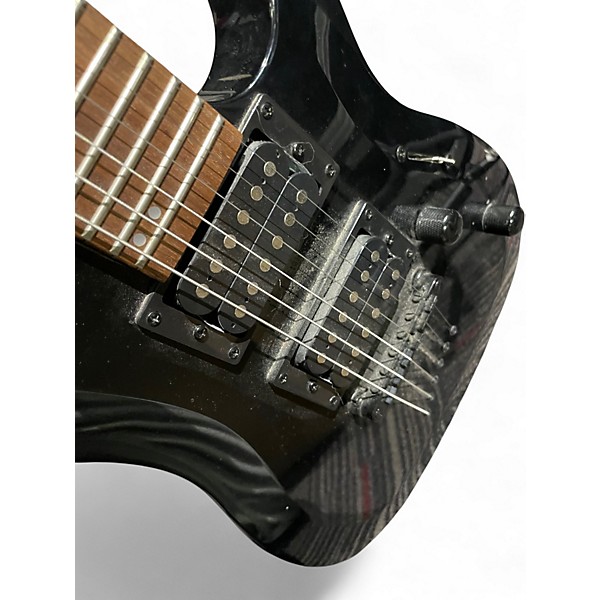 Used Mitchell MM100 Mini Black Solid Body Electric Guitar