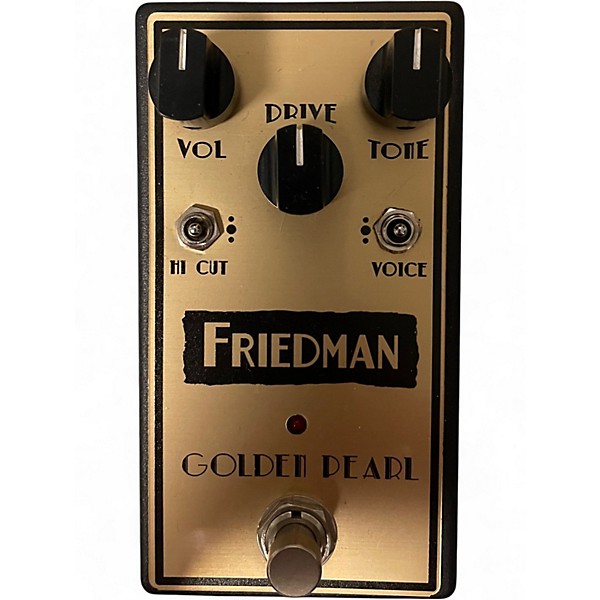 Used Friedman Golden Pearl Overdrive Effect Pedal