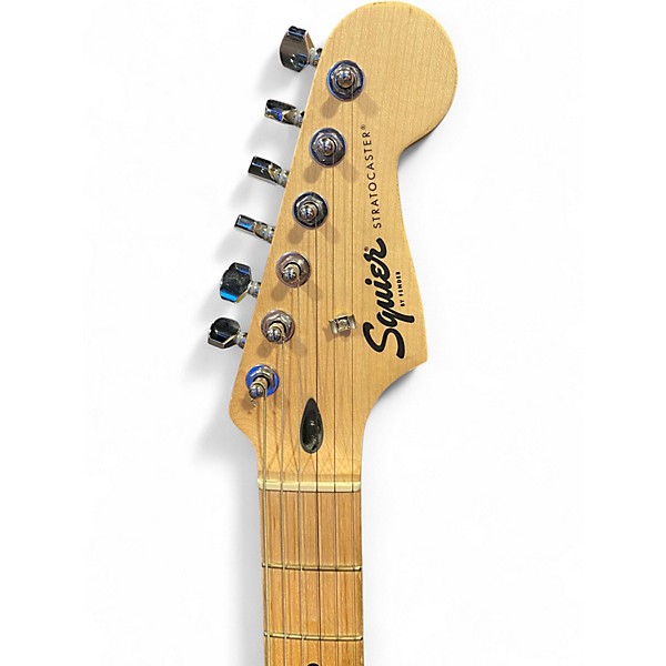 Used Squier Sonic Stratocaster Arctic White Solid Body Electric Guitar