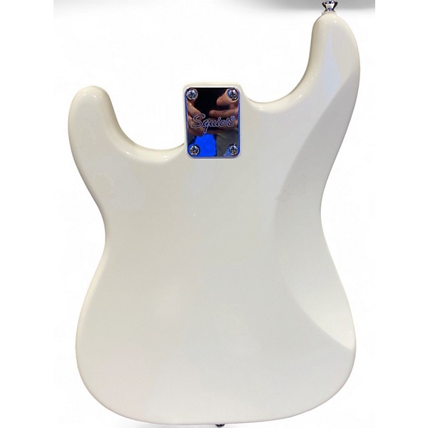 Used Squier Sonic Stratocaster Arctic White Solid Body Electric Guitar