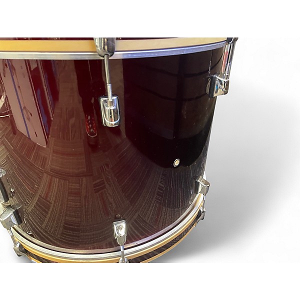 Used Taye Drums 5 Piece ROCK PRO Burgundy Drum Kit