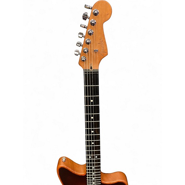 Used Fender ACOUSTASONIC JAZZMASTER ALL-MAHOGANY BOURBON BURST Acoustic Electric Guitar