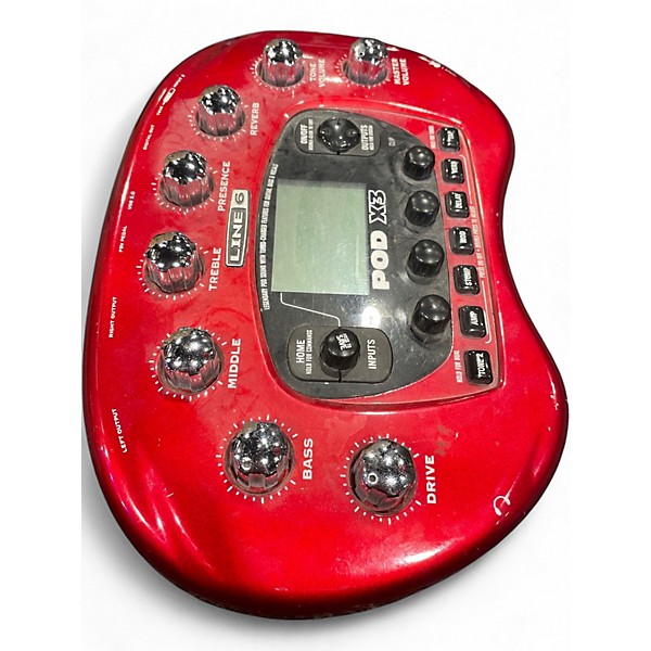 Used Line 6 Pod X3 Amp Modeler Effect Processor