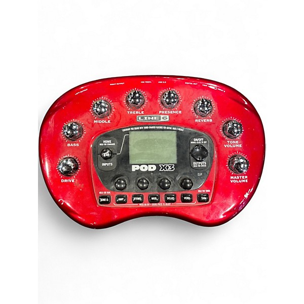 Used Line 6 Pod X3 Amp Modeler Effect Processor