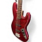 Used Fender MIJ Hybrid II JAZZ FSR Satin Candy Apple Red Electric Bass Guitar