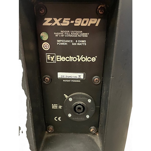 Used Electro-Voice ZX5-90 15" 600W Unpowered Speaker