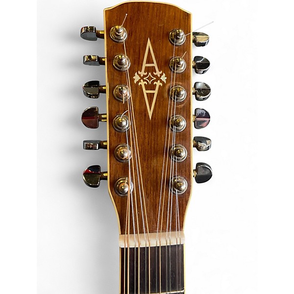 Used Alvarez AD6012CD Artist Series Natural 12 String Acoustic Guitar