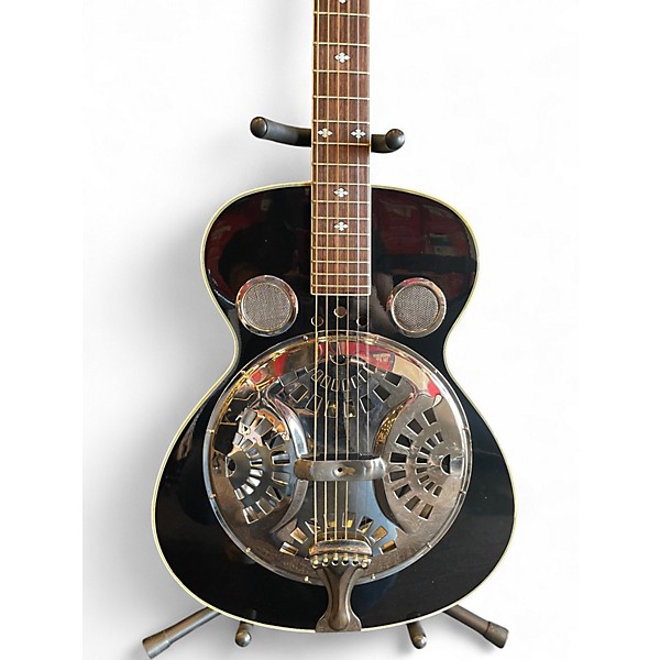 Used Johnson Resonator Black Resonator Guitar