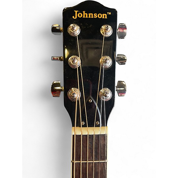 Used Johnson Resonator Black Resonator Guitar