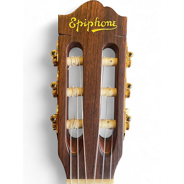 Used Epiphone Masterbilt EN-546ceN Natural Classical Acoustic Guitar