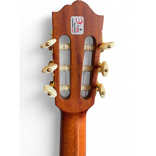 Used Epiphone Masterbilt EN-546ceN Natural Classical Acoustic Guitar