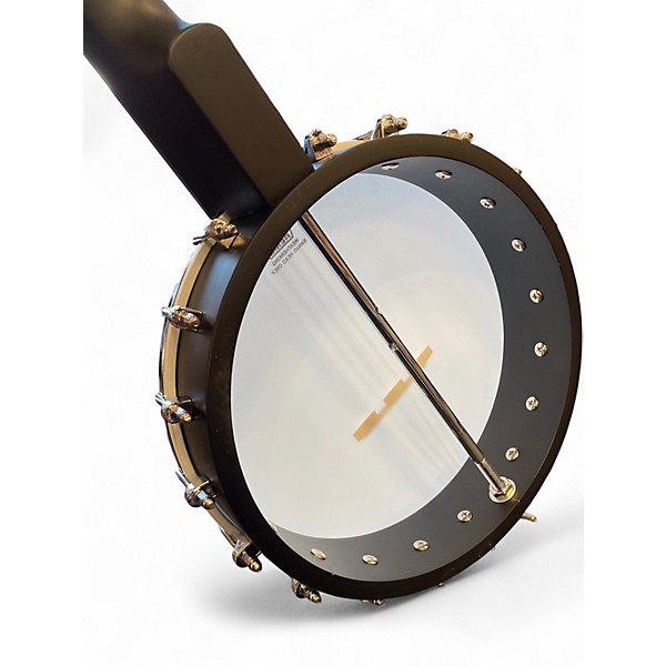 Used Dean BACKWOODS 5 STRING SATIN MINI BANJO BLACK Black Banjo