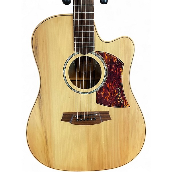 Used Cole Clark FL2EC Natural Acoustic Electric Guitar