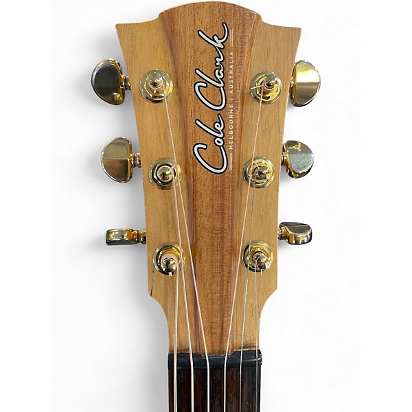 Used Cole Clark FL2EC Natural Acoustic Electric Guitar