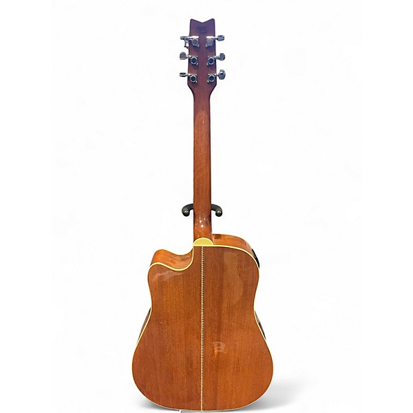 Used Washburn D10SCE Natural Acoustic Electric Guitar