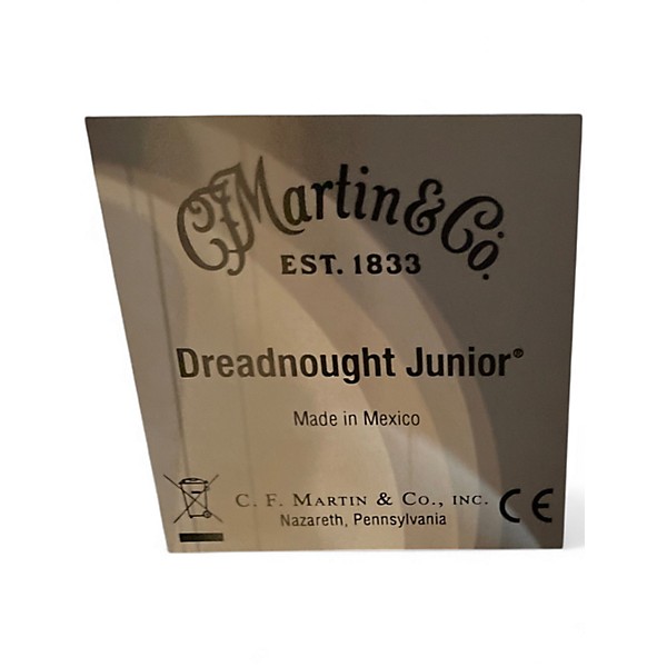 Used Martin D JR Natural Acoustic Electric Guitar