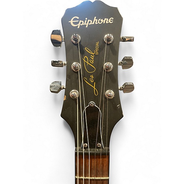 Used Epiphone Les Paul Special II Satin Black Solid Body Electric Guitar
