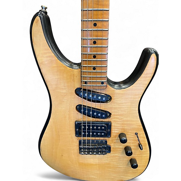 Vintage 1980s Robin Medley Maple Solid Body Electric Guitar