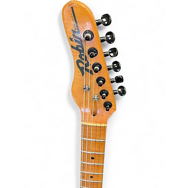 Vintage 1980s Robin Medley Maple Solid Body Electric Guitar