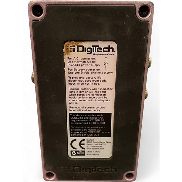 Used DigiTech Grunge Distortion Effect Pedal