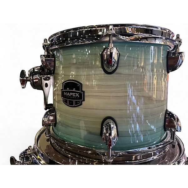 Used 2024 Mapex 5 Piece ARMORY SER EXOTIC FUSION ULTRAMARINE GLOSS Drum Kit