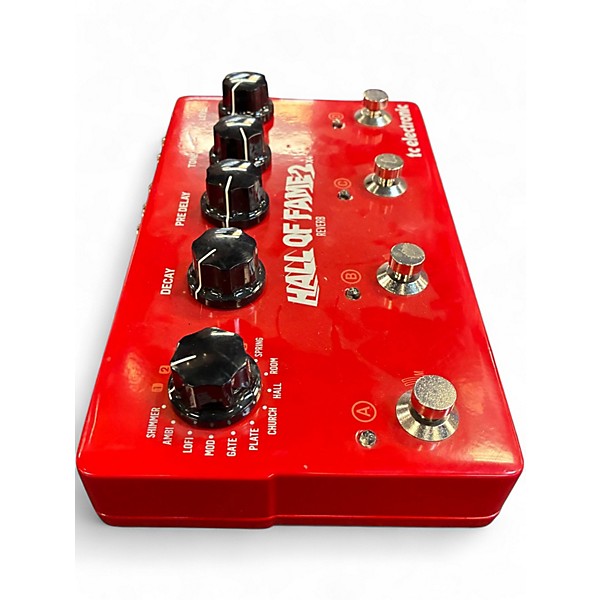 Used TC Electronic HALL OF FAME REVERB X4 Effect Pedal