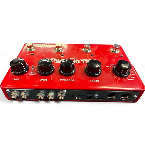 Used TC Electronic HALL OF FAME REVERB X4 Effect Pedal