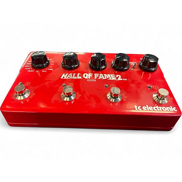 Used TC Electronic HALL OF FAME REVERB X4 Effect Pedal