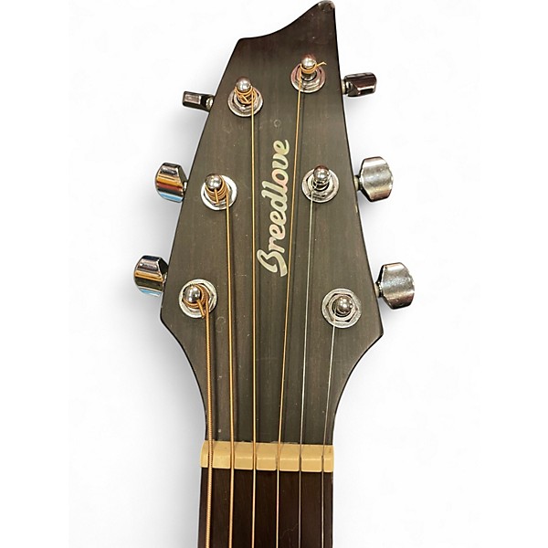 Used Breedlove Discovery Concert Cutaway Silverburst Acoustic Electric Guitar